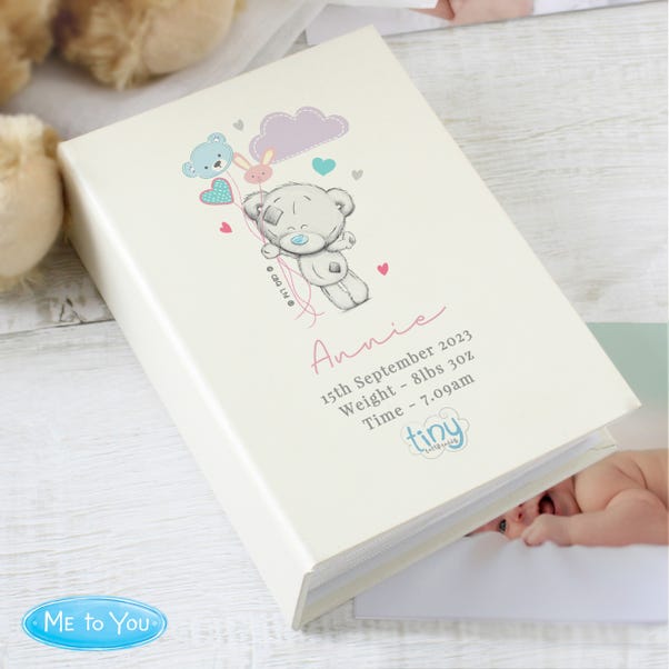  Personalised Tiny Tatty Teddy Pink Photo Album with Sleeves  image 1 of 5