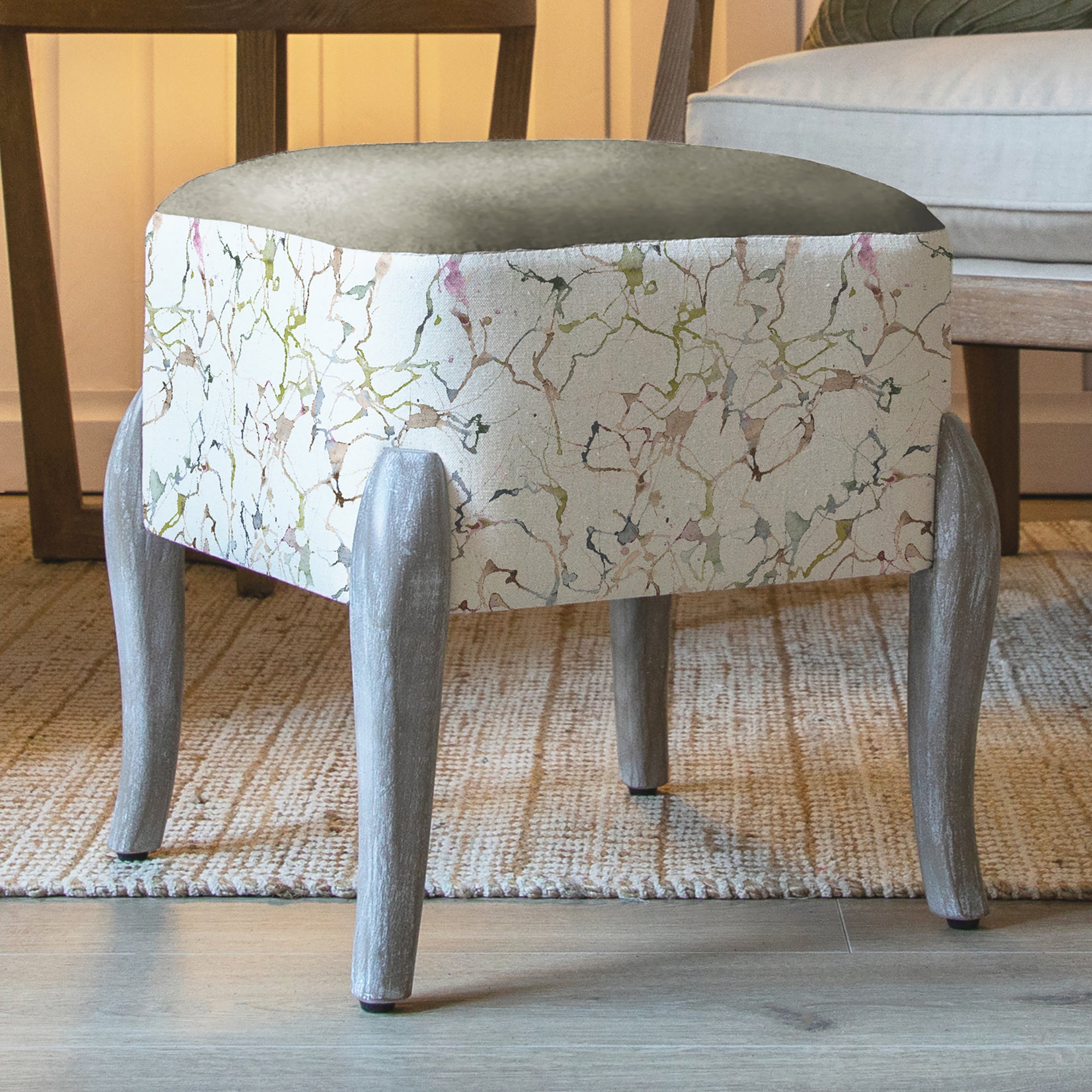 Ralf Carrara Footstool Carrara Meadow Green