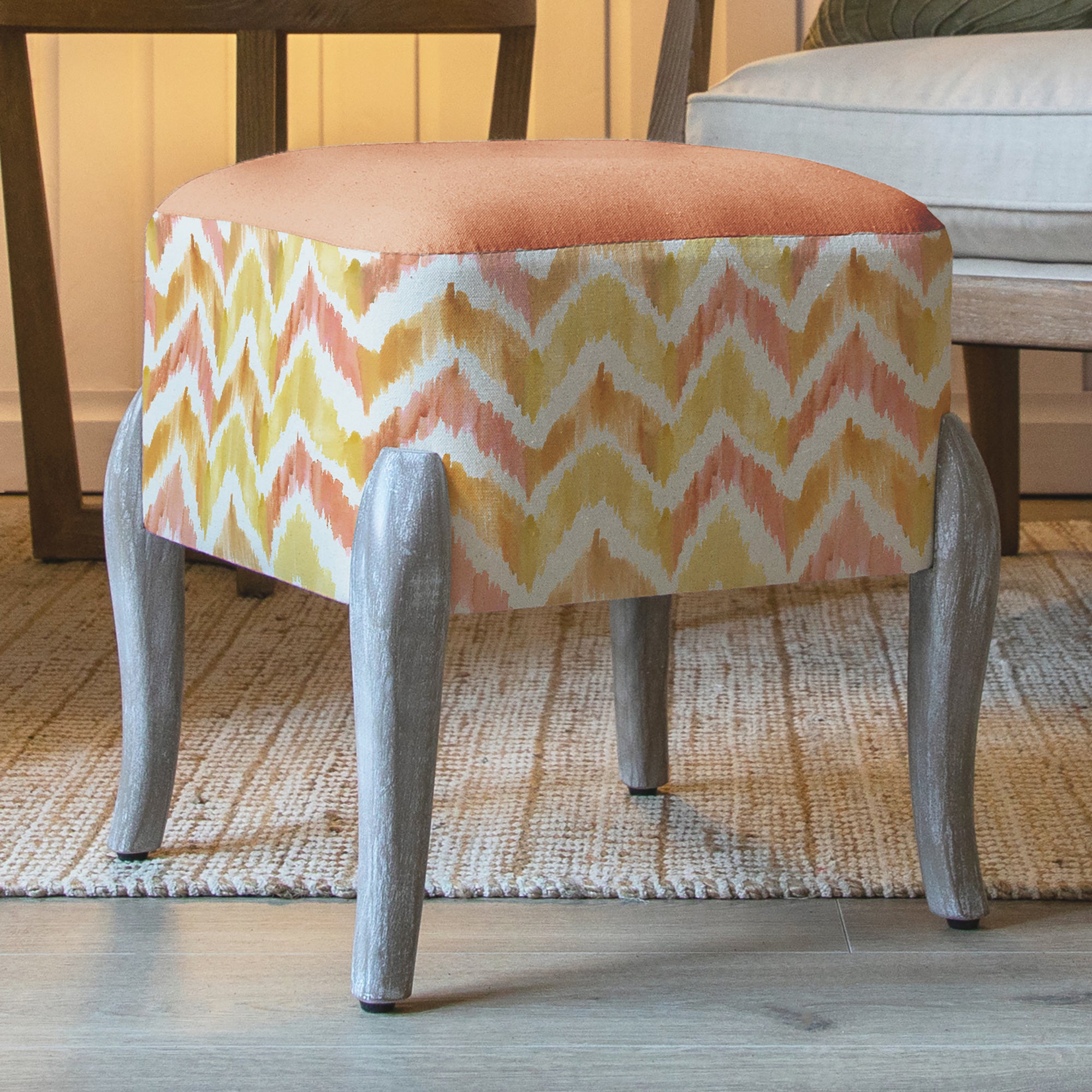 Ralf Savannah Footstool Savannah Amber