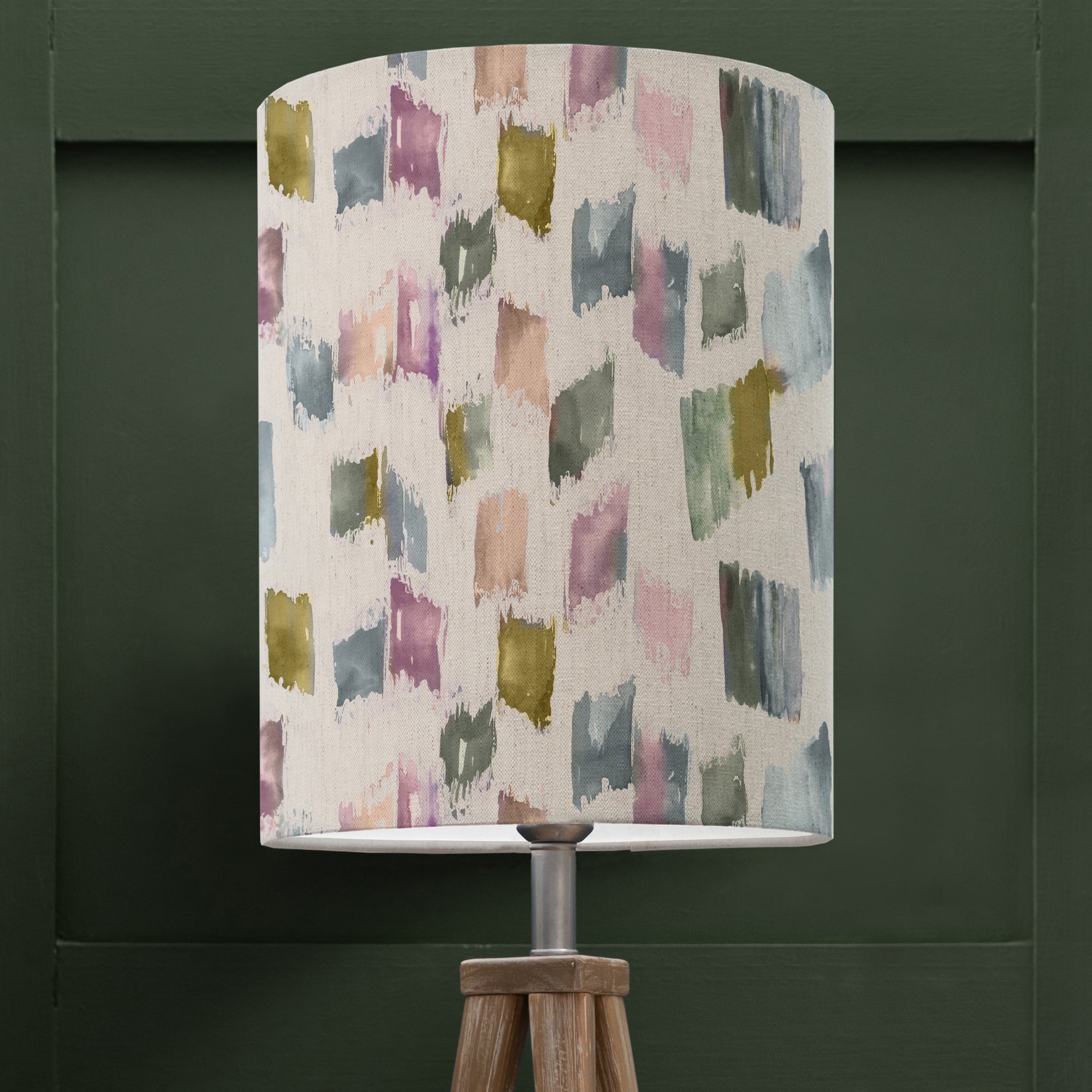 Arwen Cylinder Lamp Shade Arwen Meadow Green