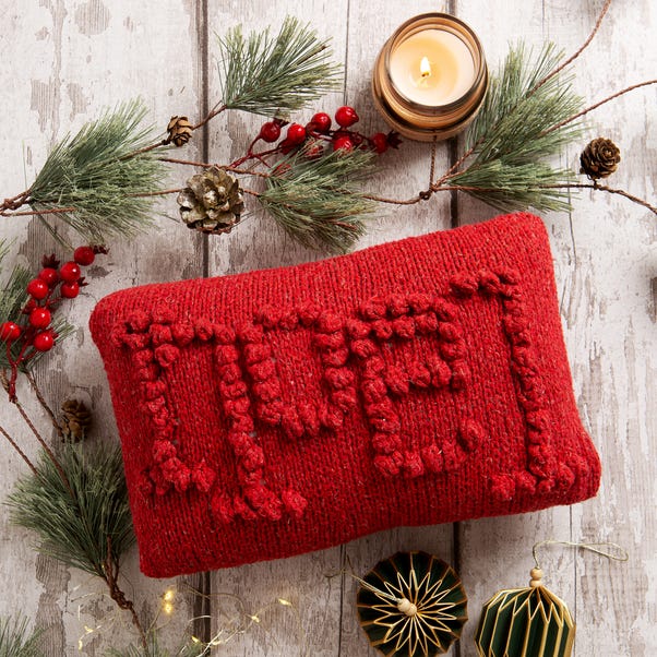 Wool Couture Christmas Noel Cushion Knitting Kit image 1 of 4