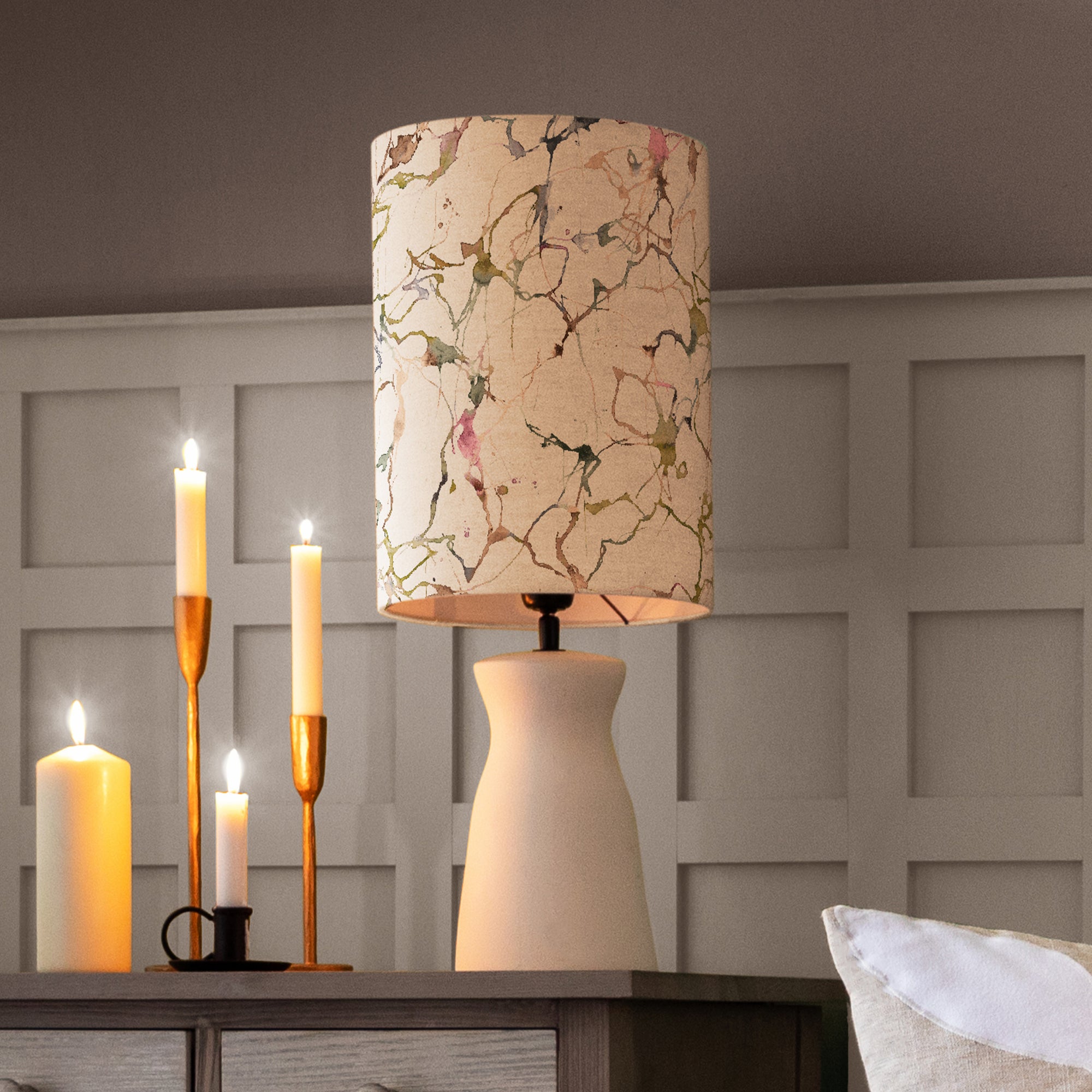 Albury Table Lamp with Carrara Shade