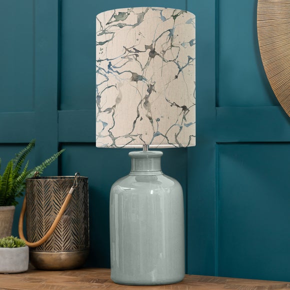 Duck egg blue desk clearance lamp