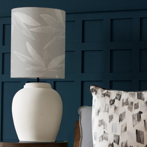 Evora Table Lamp with Silverwood Shade thumbnail