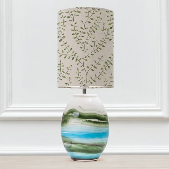 Juruena Table Lamp With Eden Shade Dunelm   30881835 Alt01 