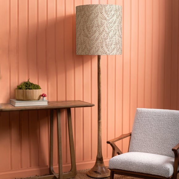 View Kinross Floor Lamp With Eden Shade View Kinross Floor Lamp With Eden Shade