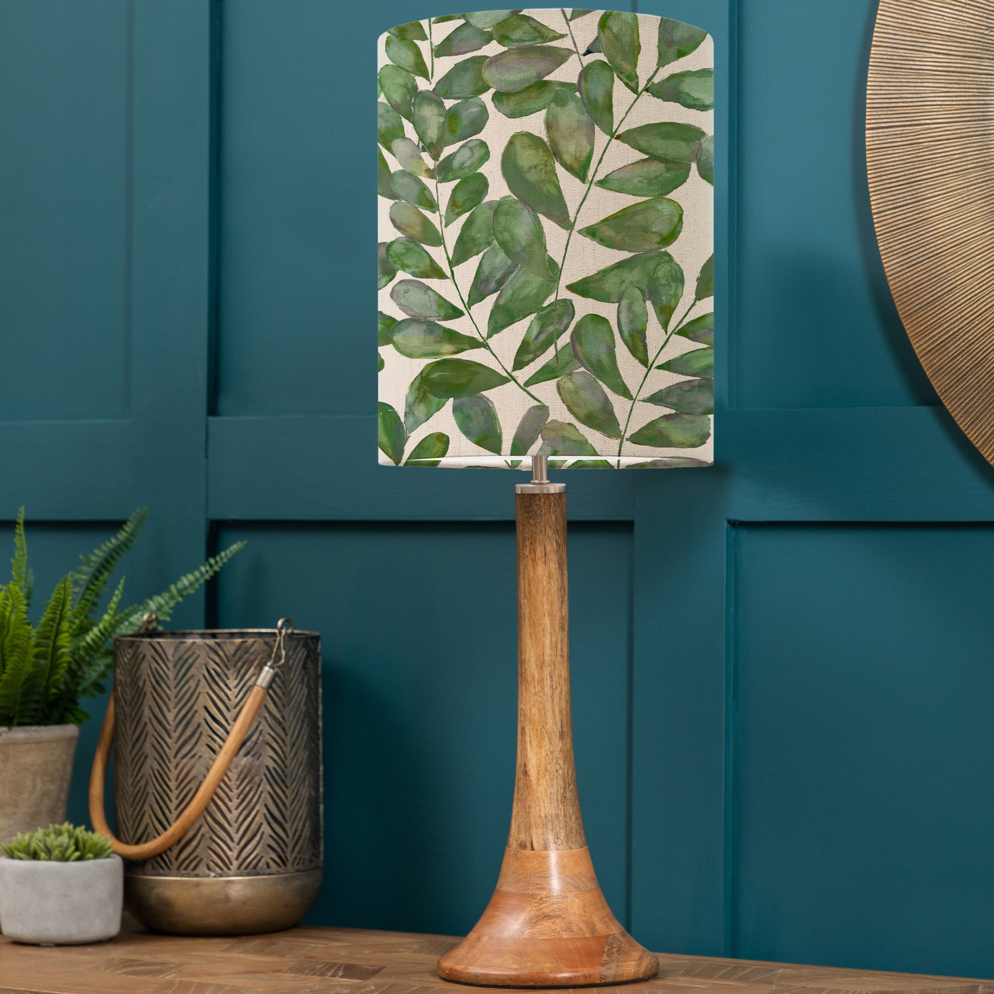 Kinross Table Lamp With Rowan Shade Rowan Apple Green