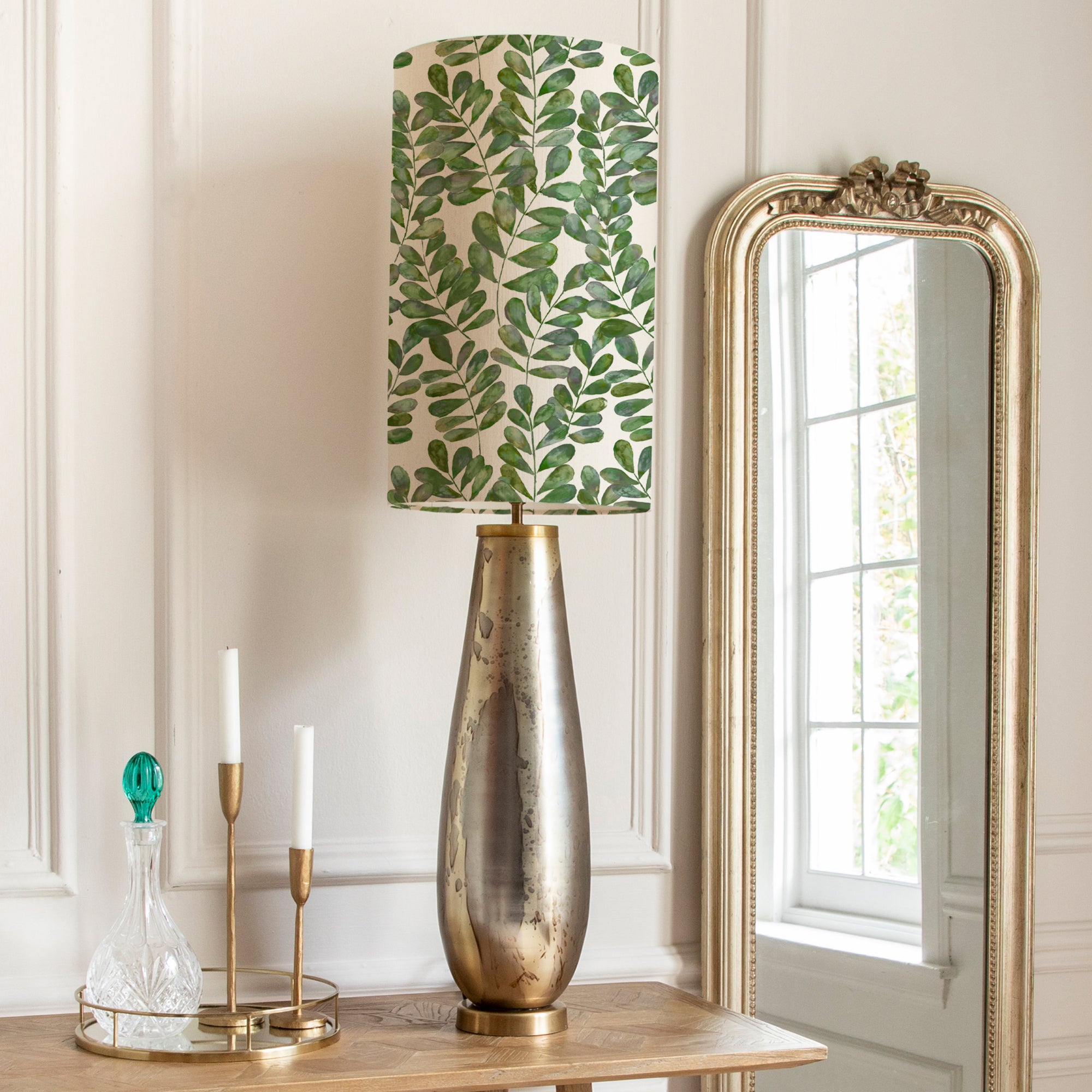 Minerva Table Lamp With Rowan Shade Meadow