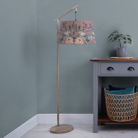 Floor lamp basket deals shade