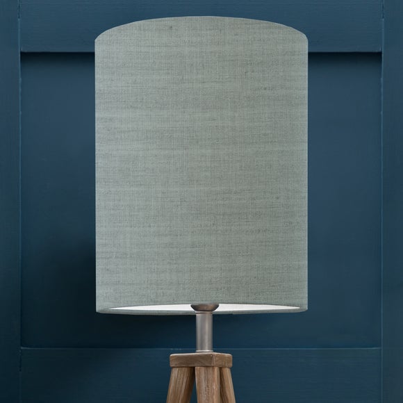 Textured Anna Cylinder Lamp Shade Textured Anna Frost Grey