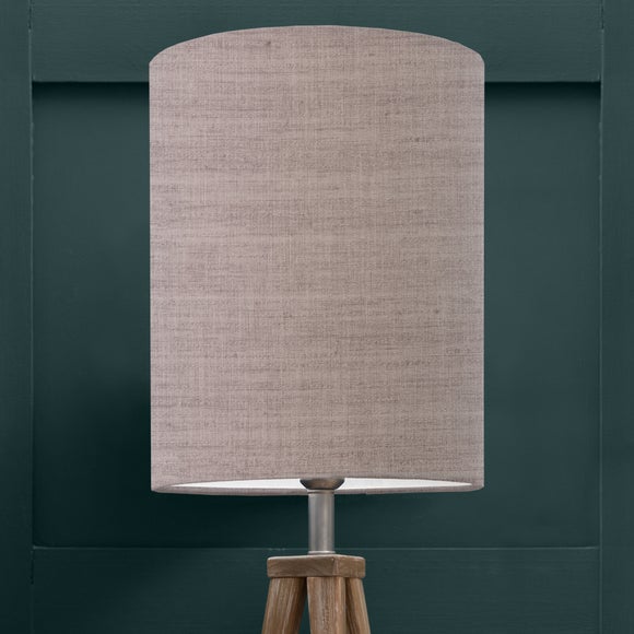 Textured Anna Cylinder Lamp Shade Textured Anna Scarlet Red