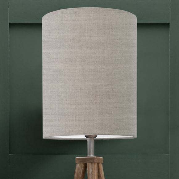 Textured Anna Cylinder Lamp Shade Textured Anna Silver