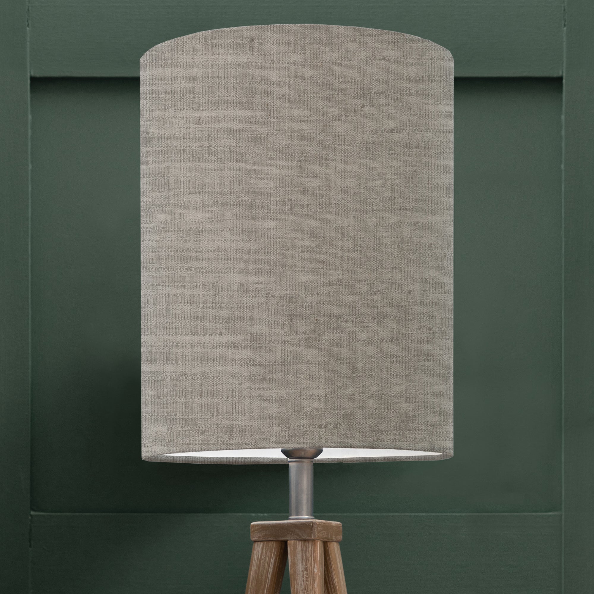 Textured Anna Cylinder Lamp Shade Textured Anna Fawn Brown