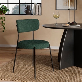 Laine Dining Chair, Boucle