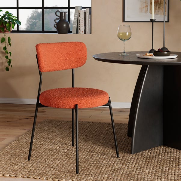 Laine Dining Chair, Boucle image 1 of 7