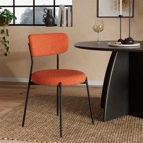 Laine Dining Chair, Boucle