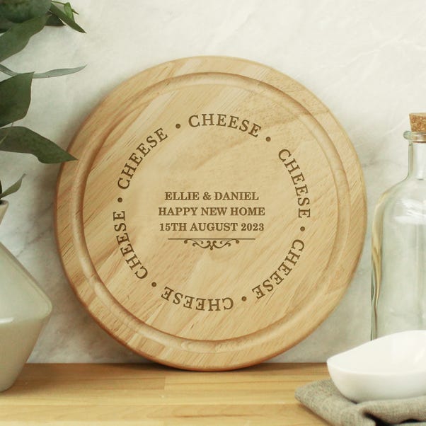  Personalised Cheese Wooden Chopping Board  image 1 of 5