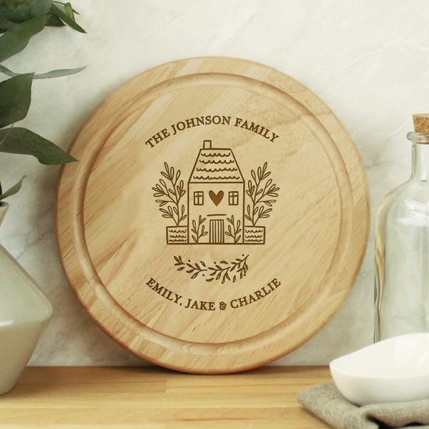  Personalised Home Wooden Chopping Board  image 1 of 6