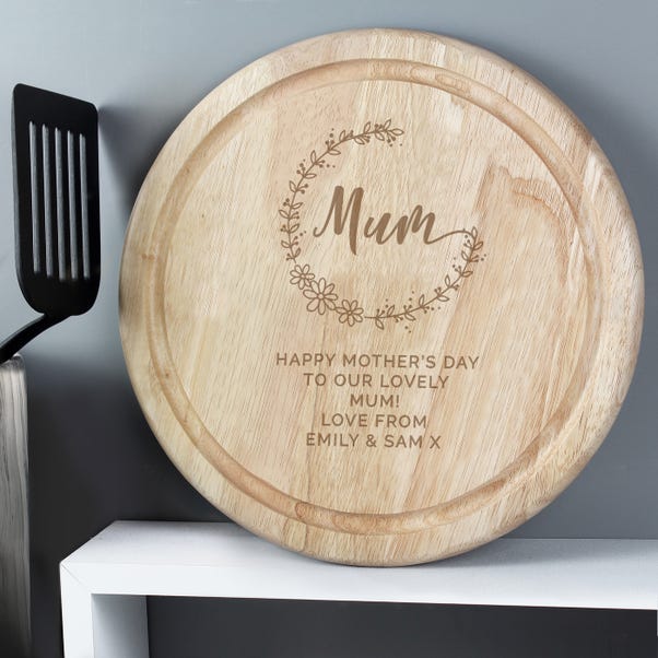  Personalised Mum Wooden Chopping Board  image 1 of 4