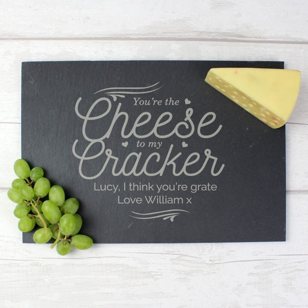  Personalised Cheese To My Cracker Slate Board  image 1 of 4