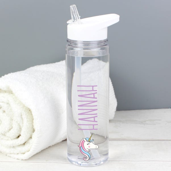  Personalised Unicorn Water Bottle  image 1 of 4