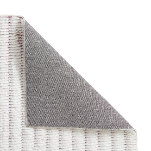 Carved Faux Fur Two Tone Rug Dunelm