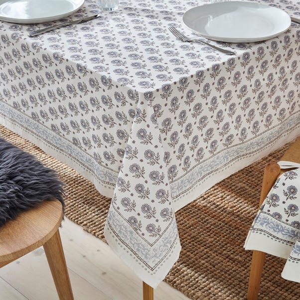 Mabel Floral Patterned Square Tablecloth image 1 of 5