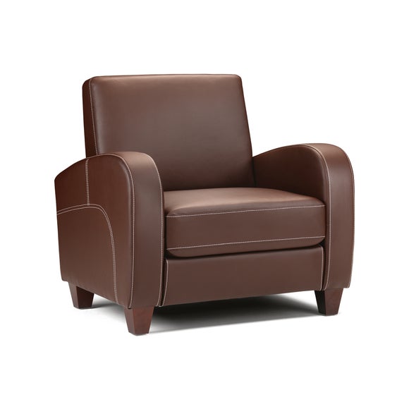 Dunelm leather deals chair