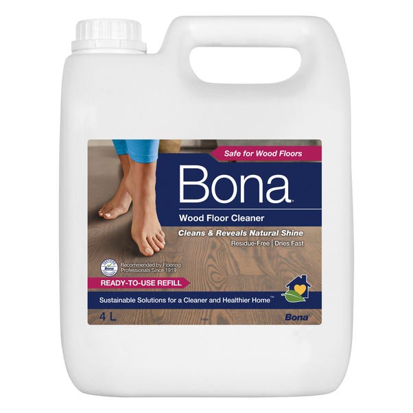 Bona Wood Floor Cleaner 4L Refill image 1 of 8