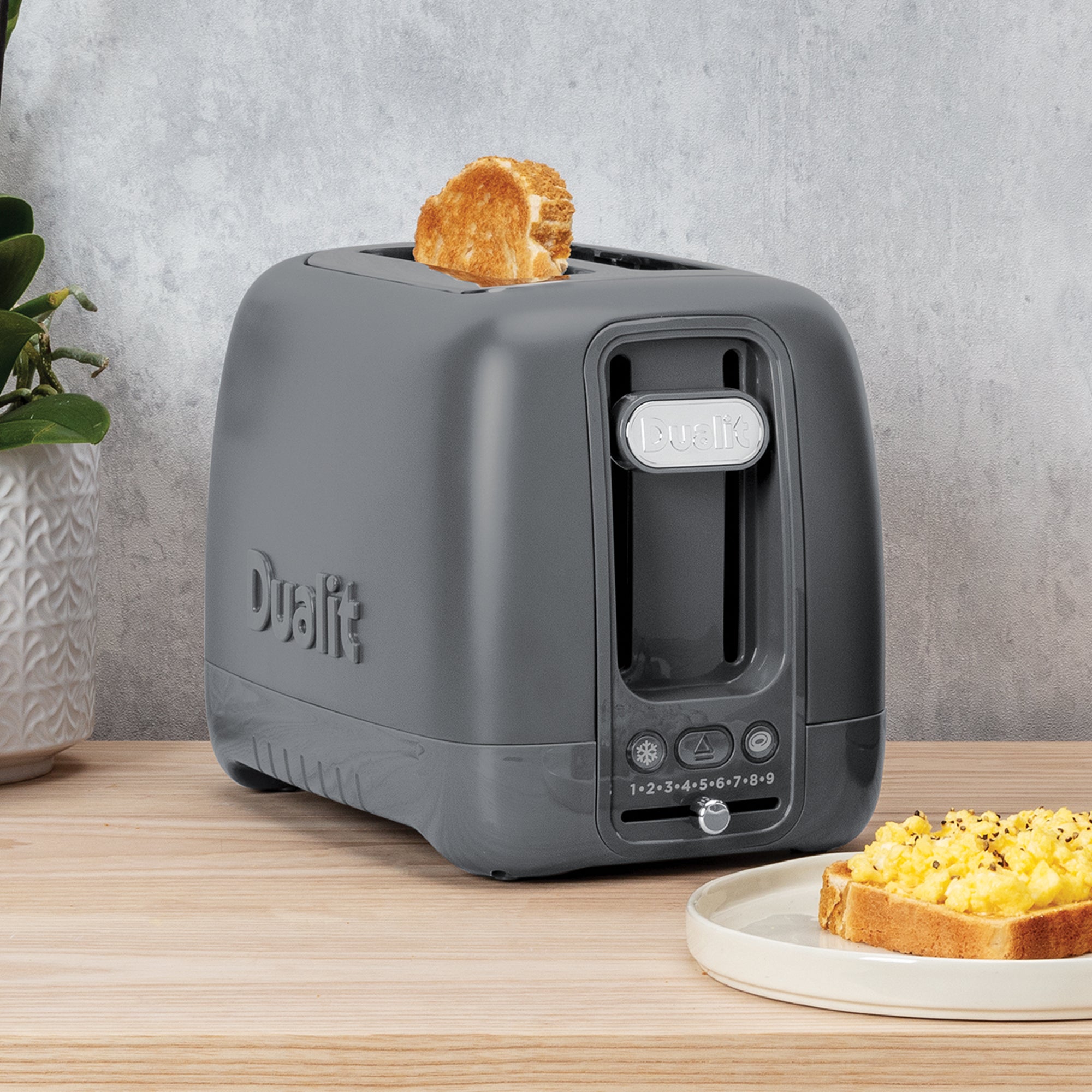 Dualit Domus 2 Slot Toaster Grey