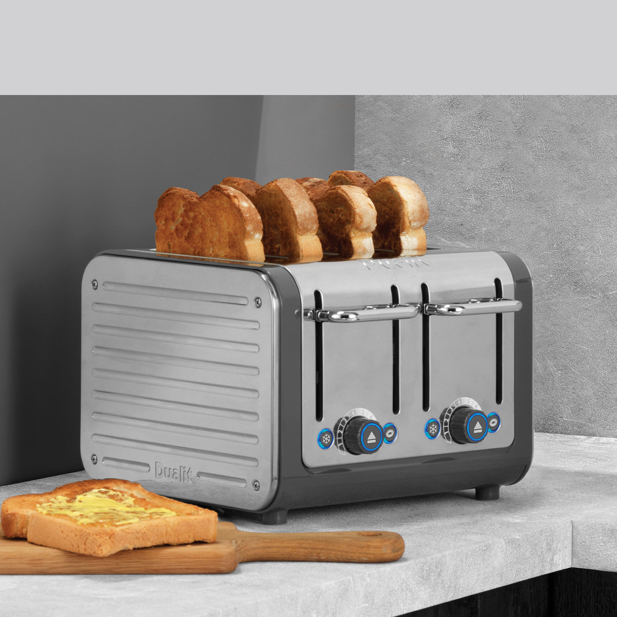 Dualit Architect 4 Slot Toaster Grey