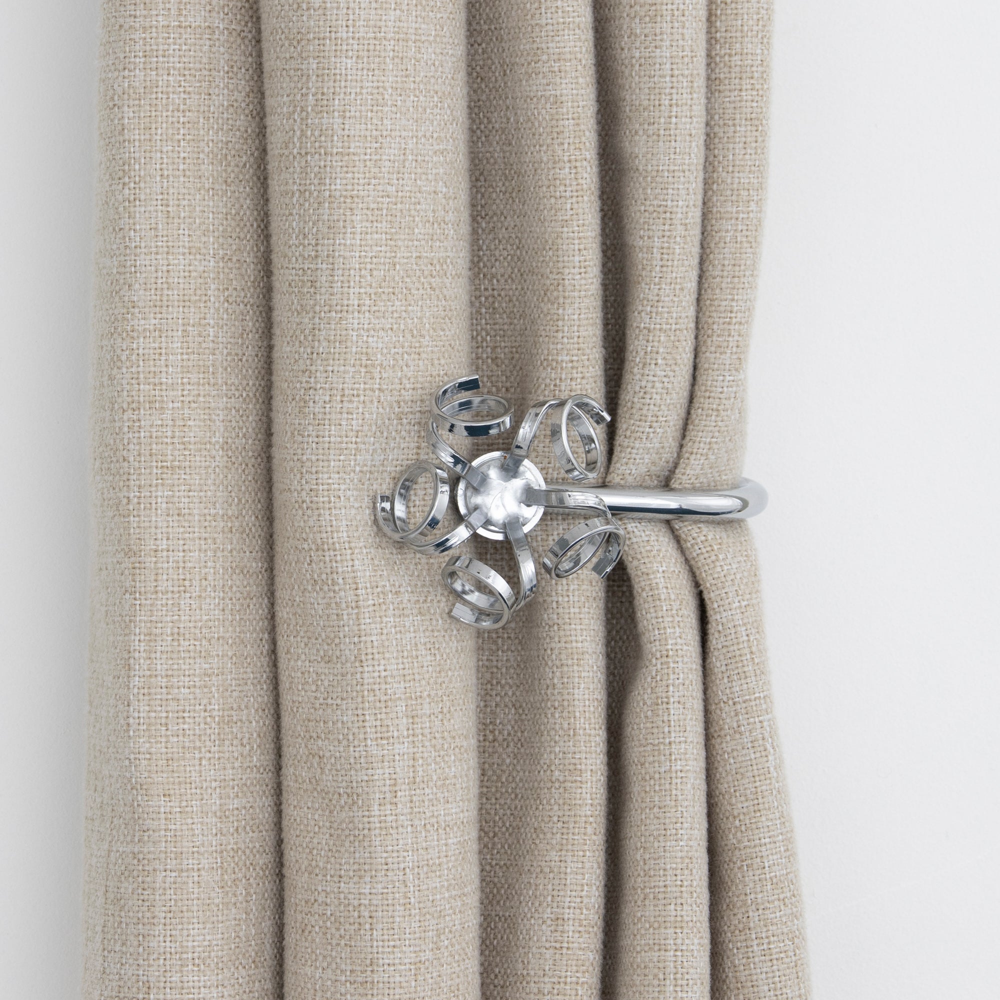 Cortex Curtain Holdbacks Chrome