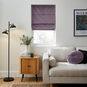 Recycled Velour Thistle Roman Blind