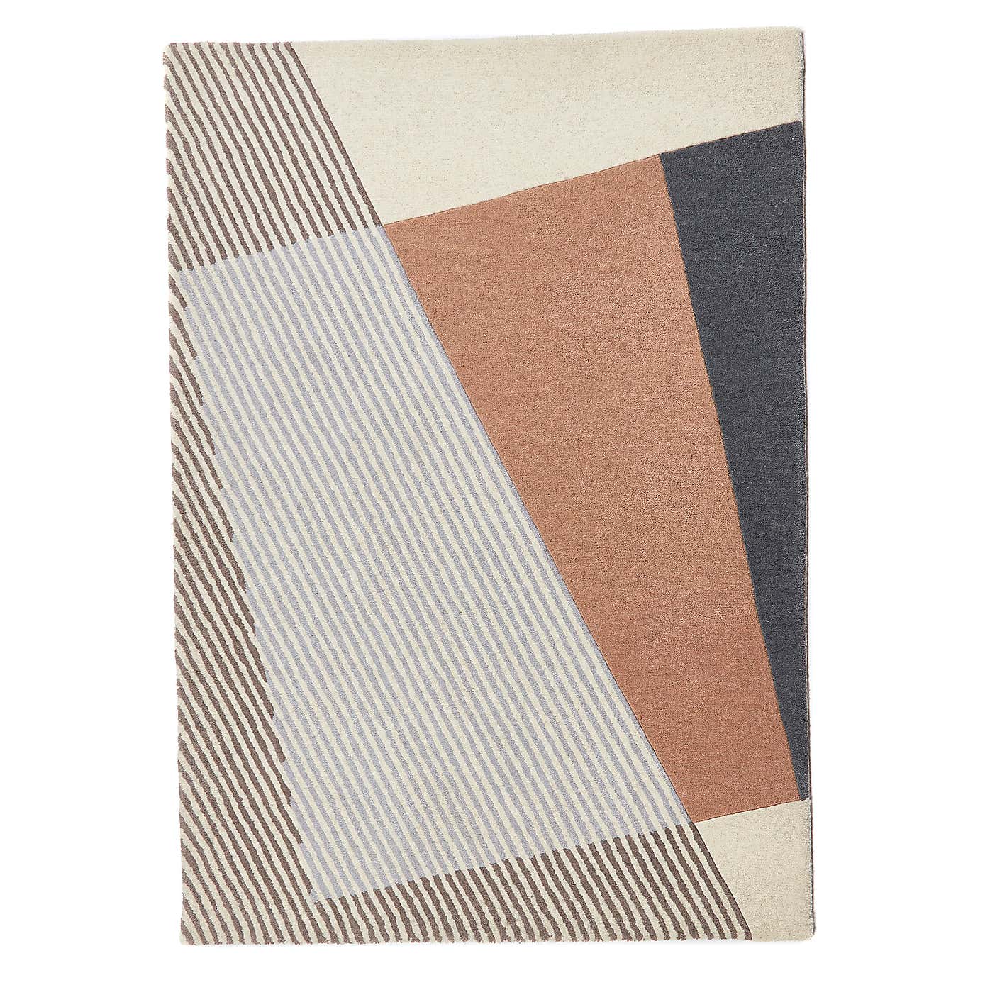 Bauhaus Geometric Abstract Rug | Dunelm