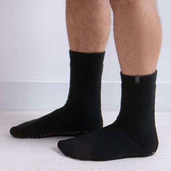 Slipper best sale socks black