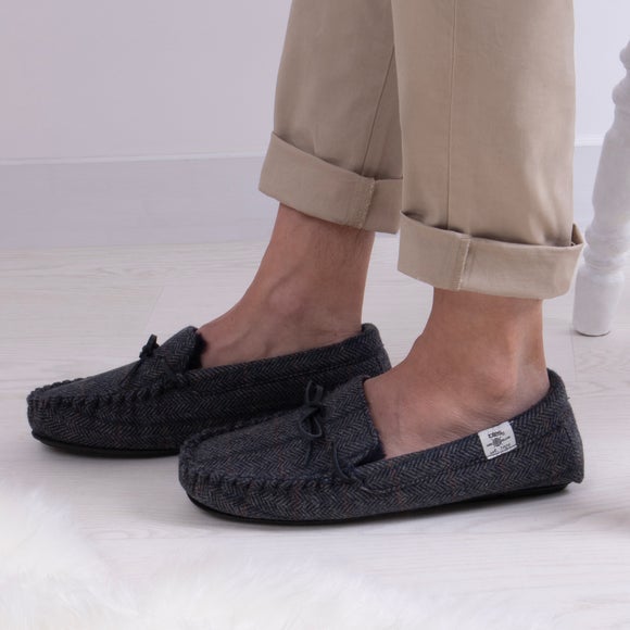 Totes suede moccasin cheap slippers