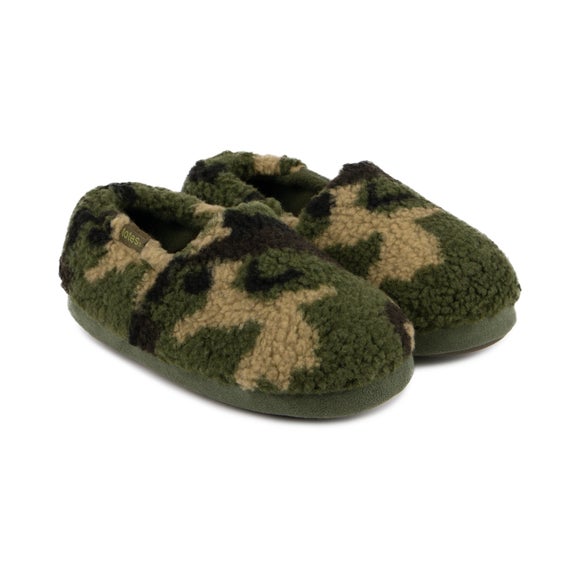 Kids best sale camo slippers