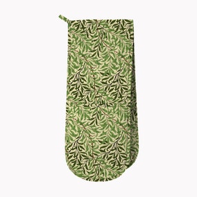 William Morris Willow Boughs Double Oven Glove