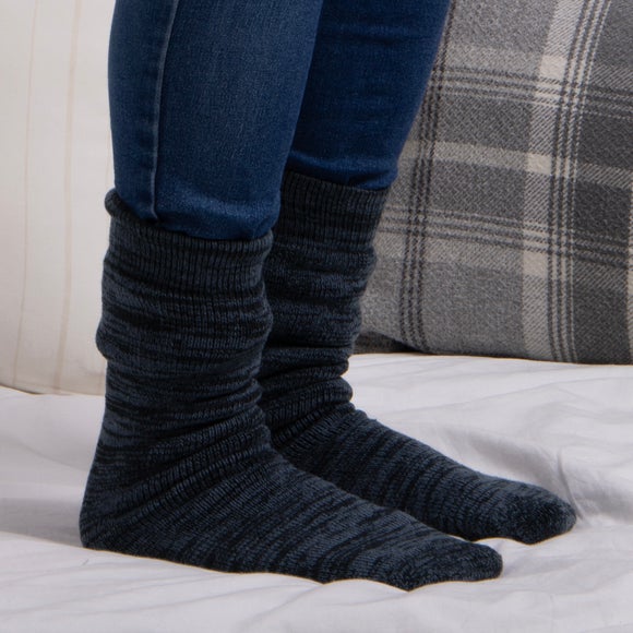 totes Recycled Thermal Original Slipper Socks Dunelm