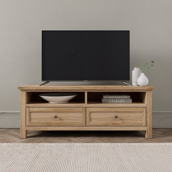 Dunelm oak tv unit discount
