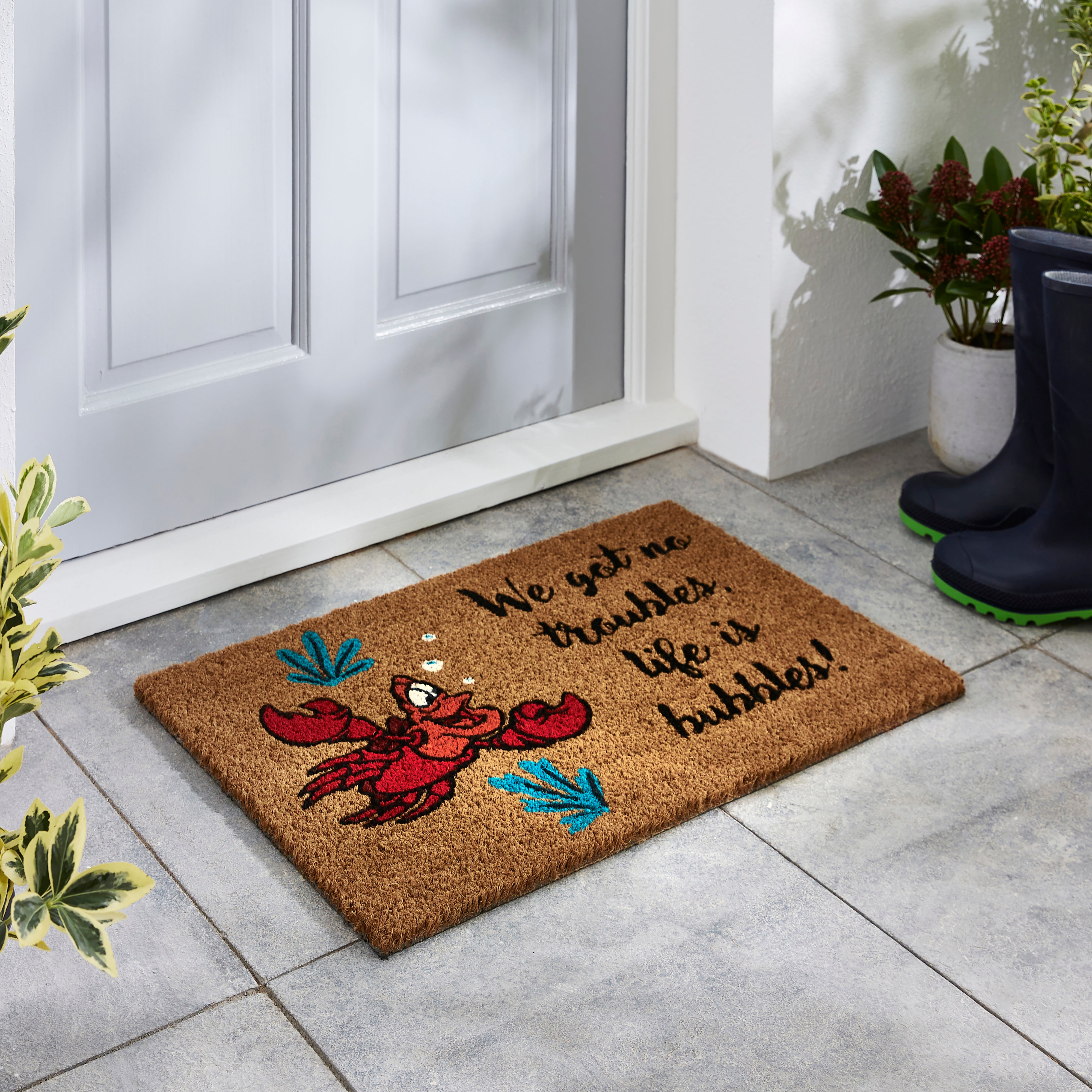 The Little Mermaid Sebastian Coir Doormat