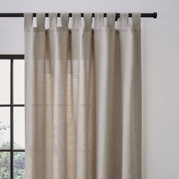 Bondi Unlined Tab Top Curtains