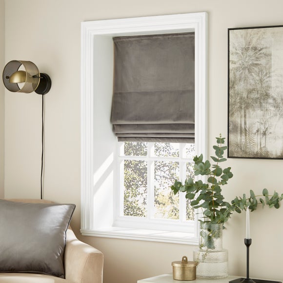 View Recycled Velour Roman Blind View Recycled Velour Roman Blind