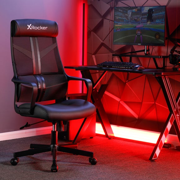 X Rocker Helix Mesh Office Gaming Chair Dunelm