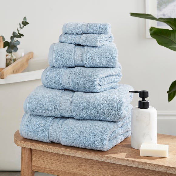 Dunelm outlet blue towels