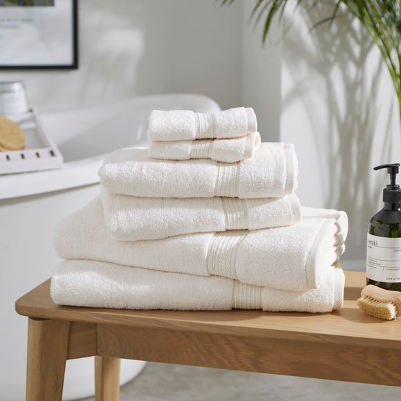 Set of 6 Plush Cotton Towel Bale Dunelm