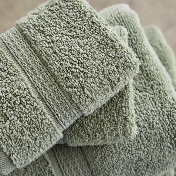 Dunelm towels online green