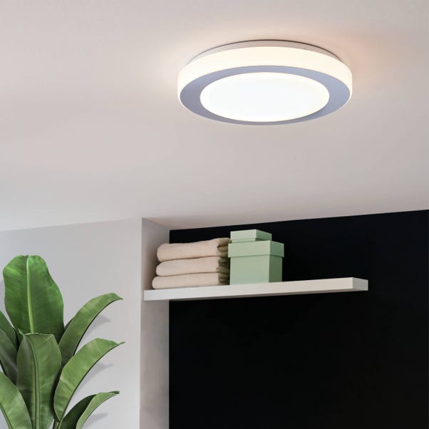 EGLO Carpi LED Round Flush Ceiling Light image 1 of 4