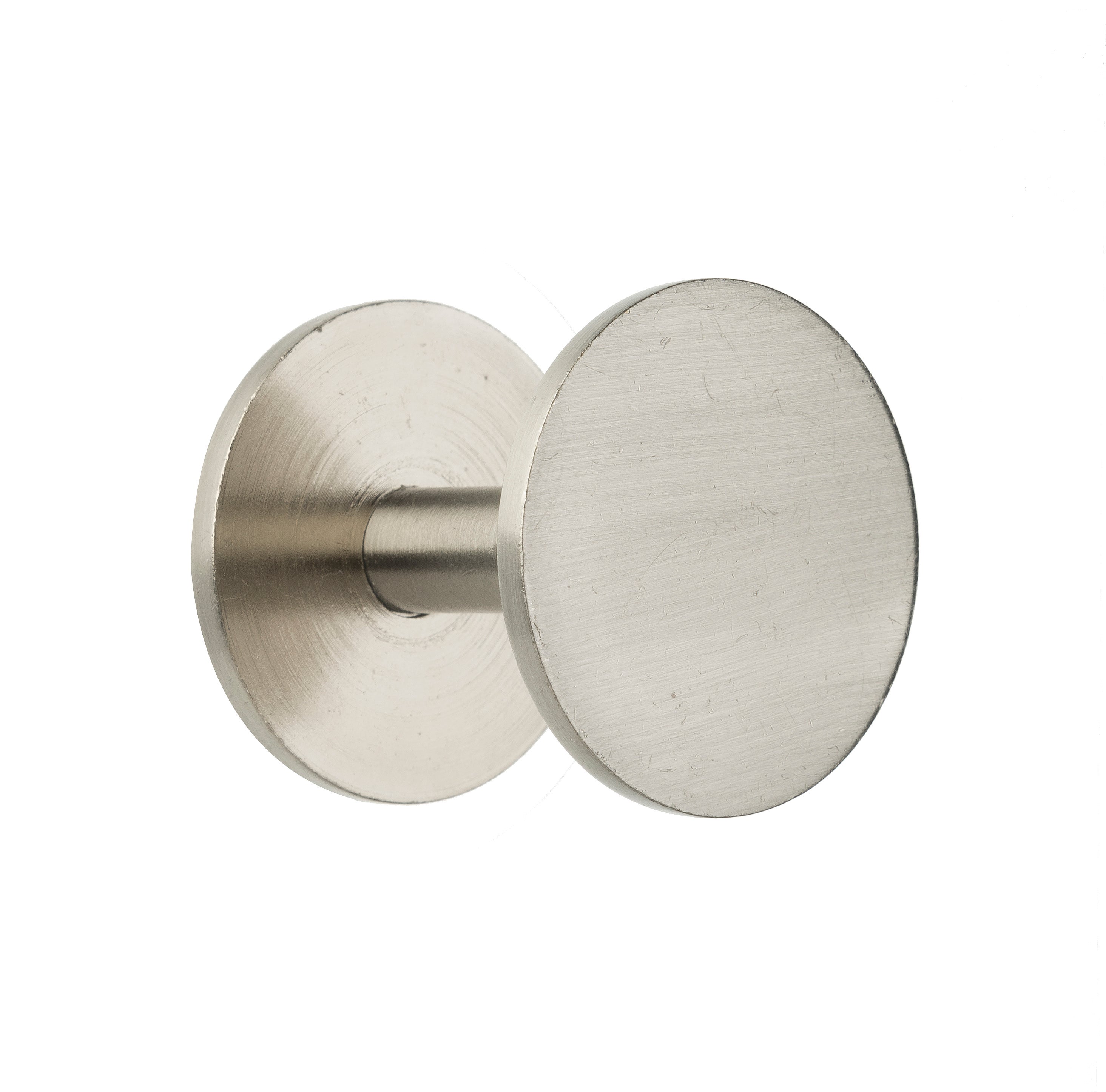 Dunelm Satin Steel (Silver) 6.2x3.9x3.9cm Circle Curtain Tieback Hooks