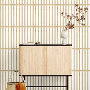 Decorative Stripe Wooden Self Adhesive Wall Tiles